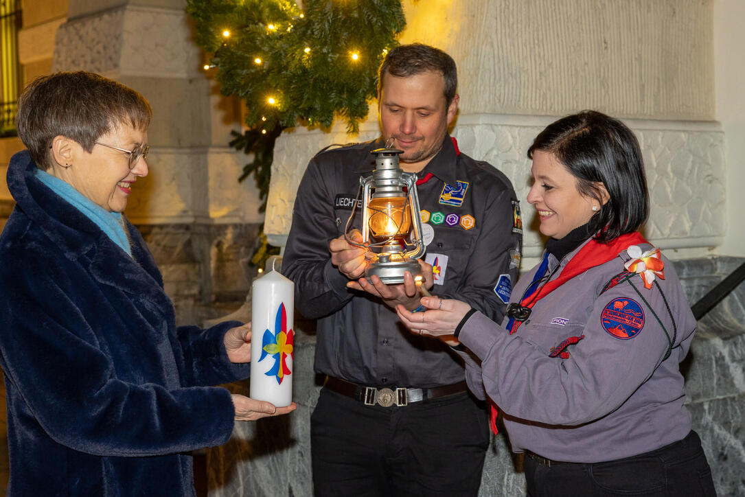 Friedenslicht 2025 in Liechtenstein (17.12.2025)