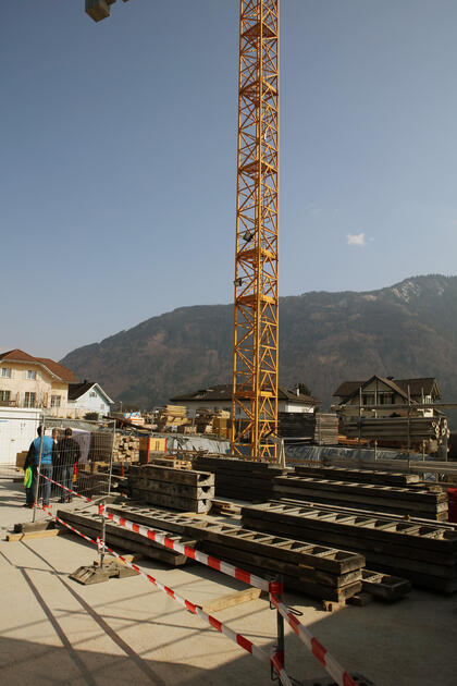 Tag der offenen Baustelle Kindergarten und Doppelturnhalle in Ma