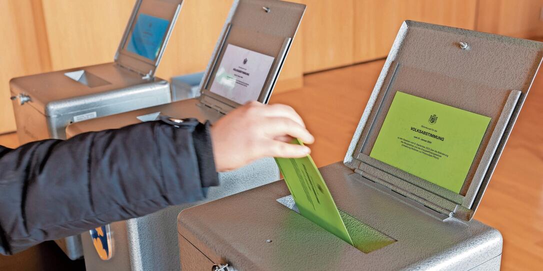 Abstimmungslokal in Triesenberg