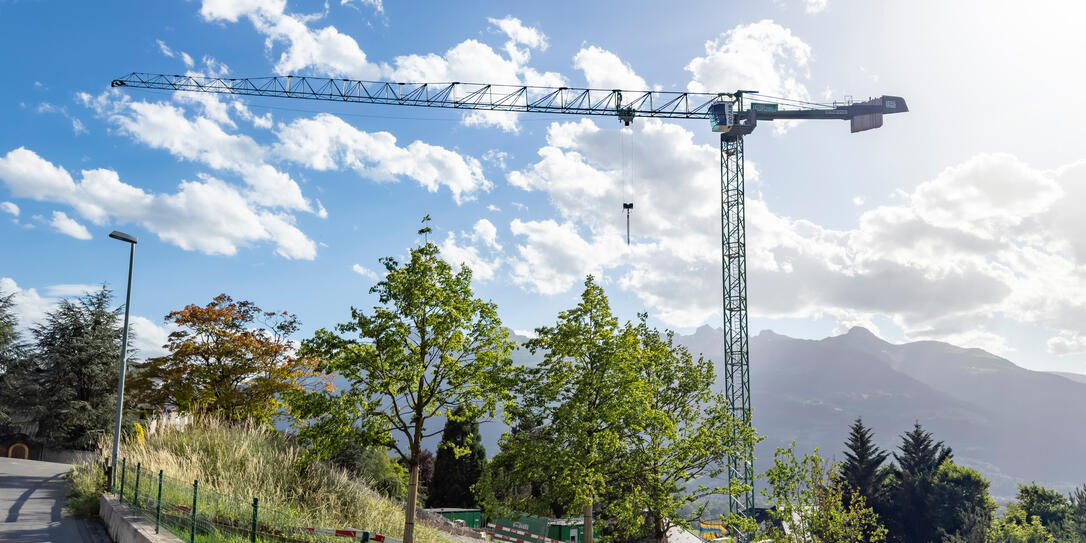 Die Baustelle in Schaan ist rundum hermetisch abgesichert.