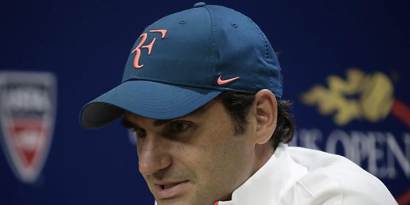 Roger Federer vor dem US-Open-Start Roger Federer vor dem US-Open-Start