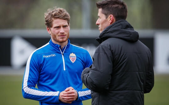 Liechtenstein Ruggell Fussball FIFA WM Quali Training Liechtenstein
