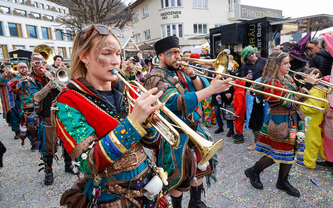 Fasnachtsumzug in Vaduz