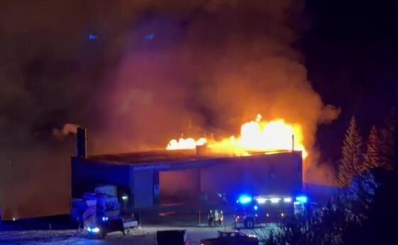 Heizwerk Malbun brennt