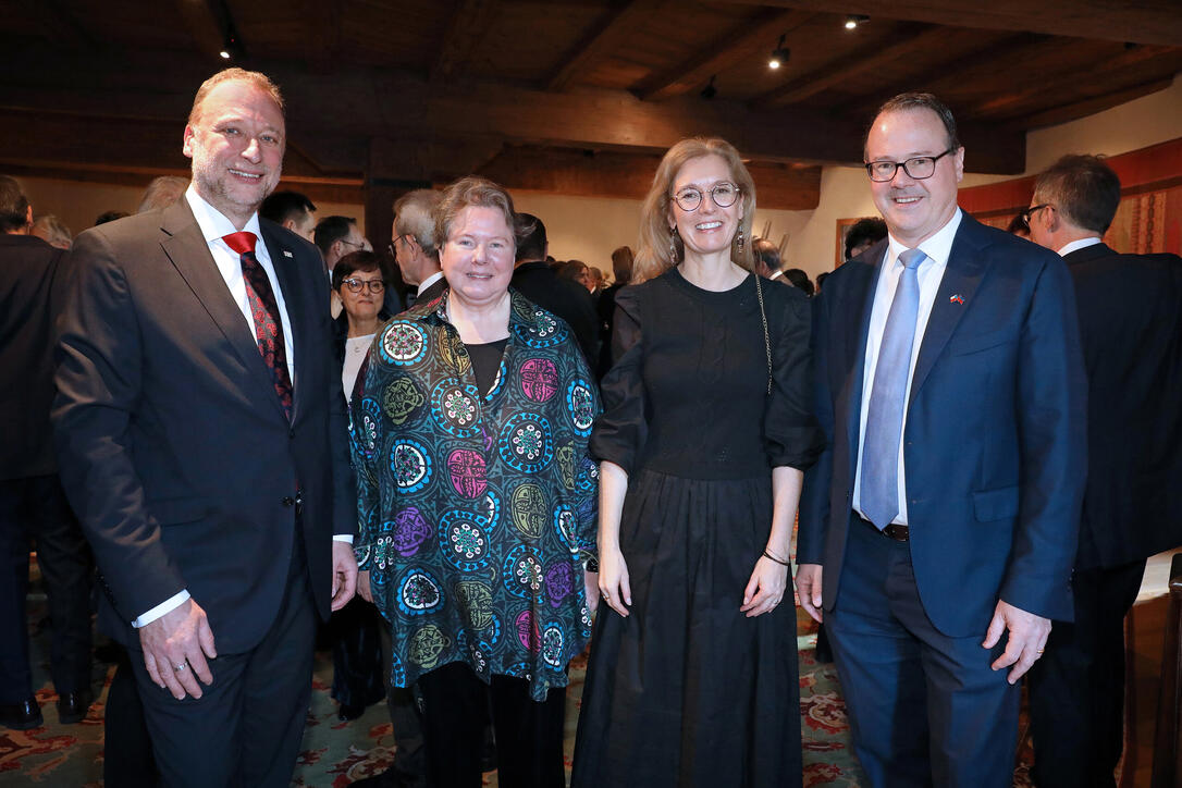 Neujahrsempfang für das diplomatische Corps auf Schloss Vaduz