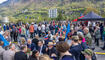 Feierlichkeiten zum Jubiläum bei der alten Rheinbrücke Vaduz–Sevelen
