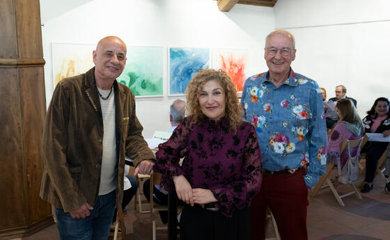 Vernissage &laquo;DREI MAL VIER&raquo; in Eschen