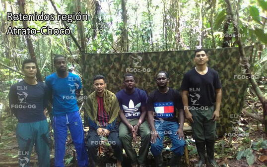 Die kolumbianische Männergruppe war Anfang August in der Region Chocó an der Grenze zu Panama entführt worden. (Archivbild)