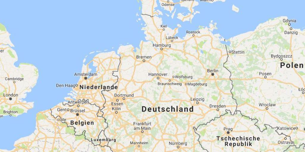 Das Herz der Mehrheit der Deutschen schlägt am stärksten für Nachbar Österreich. (Bild googlemaps)