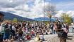Feierlichkeiten zum Jubiläum bei der alten Rheinbrücke Vaduz–Sevelen