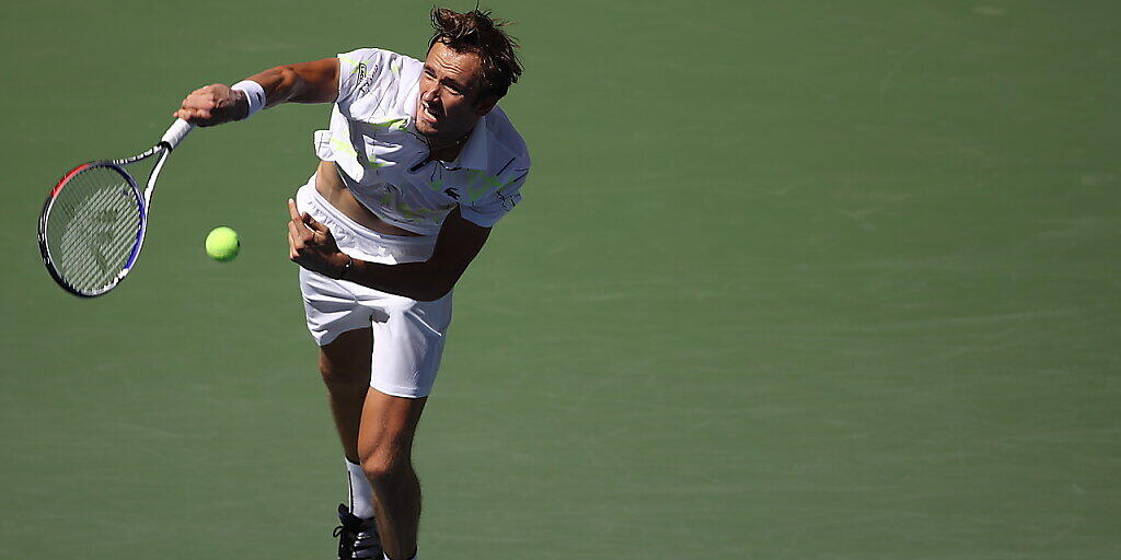 Dynamisch und überzeugend: Daniil Medwedew kam zum Auftakt des US Open kaum ins Schwitzen