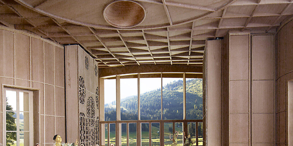 Nach dem Ja der Stimmberechtigten bekommt das Toggenburg nun ein Klanghaus. Am Schwendisee soll ein Holzbau mit einer speziellen Akustik entstehen. Nach dem Ja der Stimmberechtigten bekommt das Toggenburg nun ein Klanghaus. Am Schwendisee soll ein Holzbau mit einer speziellen Akustik entstehen.