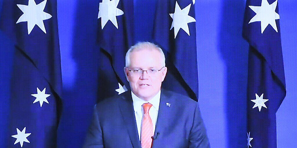 Australian Prime Minister Scott Morrison speaks to the media during a virtual press conference at Parliament House in Canberra, Thursday, November 26, 2020. Scott Morrison and Marise Payne commented on the release of Australian academic Kylie Moore-Gilbert from Iranian custody. (AAP Image/Lukas Coch) NO ARCHIVING