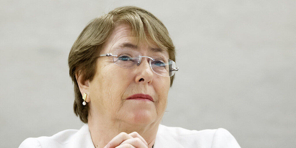 Michelle Bachelet am Montag in ihrer Antrittsrede vor dem Uno-Menschenrechtsrat in Genf.