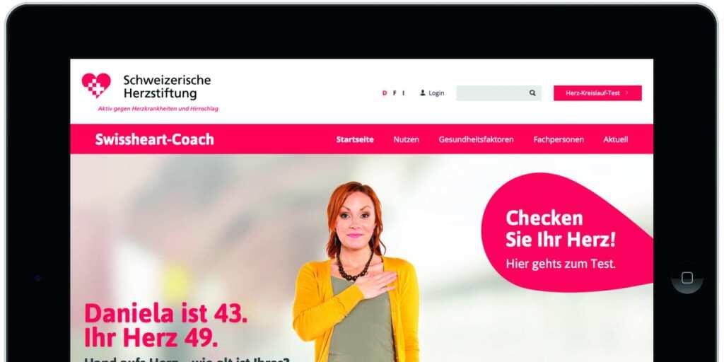 Wie gesund ist Ihr Herz? Das kann jedermann mit dem "Swissheart-Coach" der Schweizer Herzstiftung herausfinden. Wie gesund ist Ihr Herz? Das kann jedermann mit dem "Swissheart-Coach" der Schweizer Herzstiftung herausfinden.