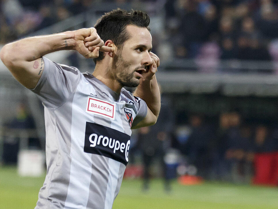 Xamax-Spieler Raphael Nuzzolo reihte sich einmal mehr unter die Torsch&uuml;tzen