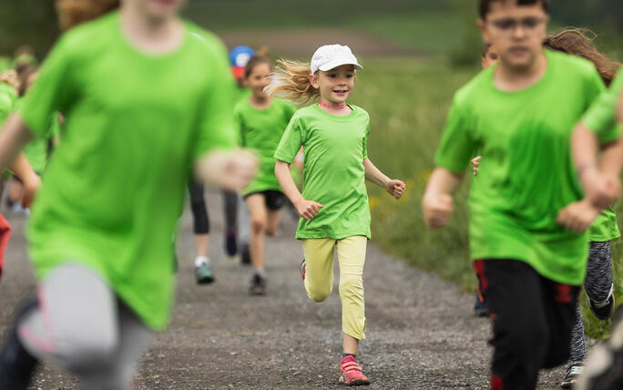 Sponsorenlauf der Primarschule Mauren