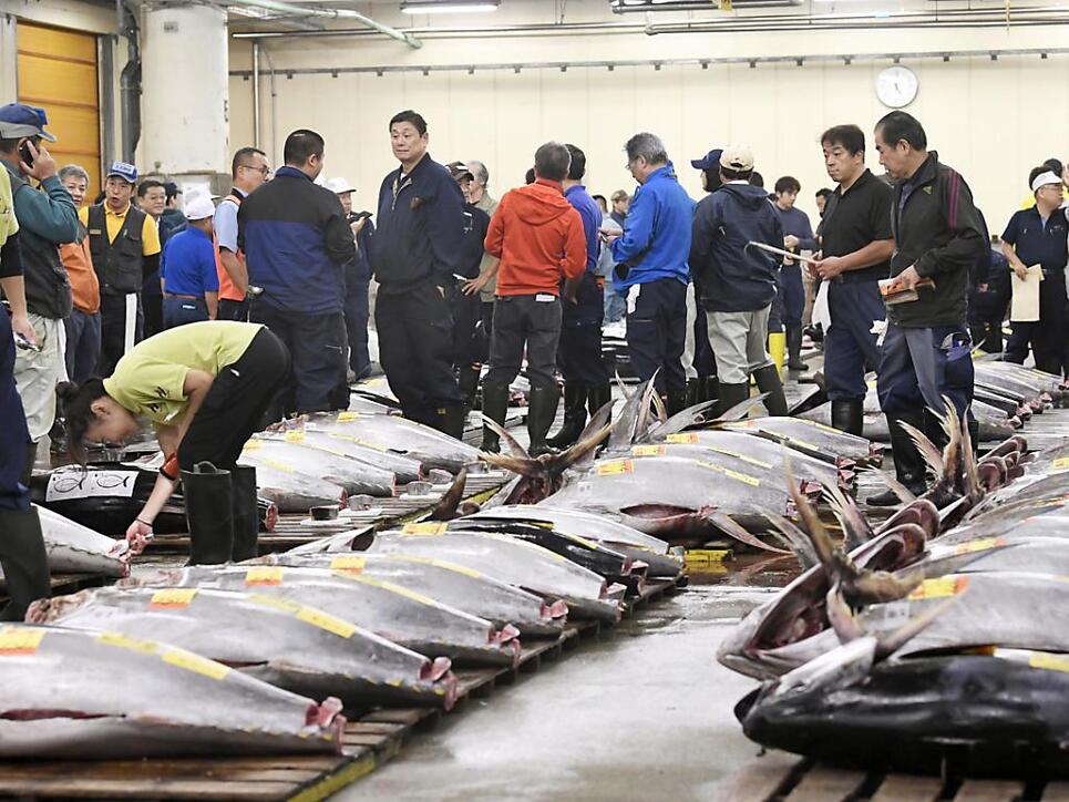 Von der Scholle bis zum Blauflossenthunfisch: Tsukiji, der ber&uuml;hmte Fischmarkt in Tokio, bot alles, was das Herz von Fischliebhabern h&ouml;her schlagen l&auml;sst. Nun hat er nach 83 Jahren seinen Betrieb eingestellt.