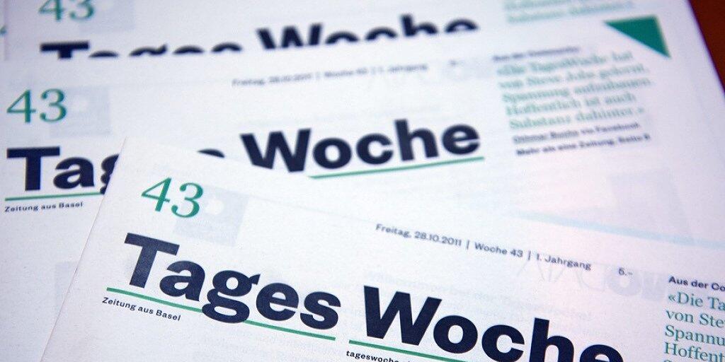Die druckfrische erste Ausgabe der "TagesWoche" . (Archivbild)