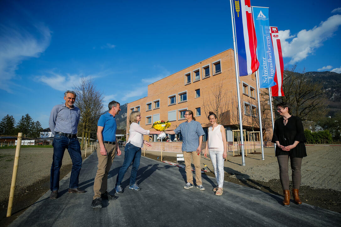 Liechtenstein Schaan Vaduz Neueroeffnung Jugendherberge