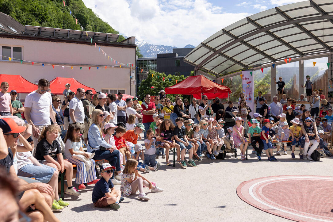 Buskers Strassenkunstfestival in Vaduz