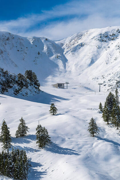 Erster Schnee in Liechtenstein
