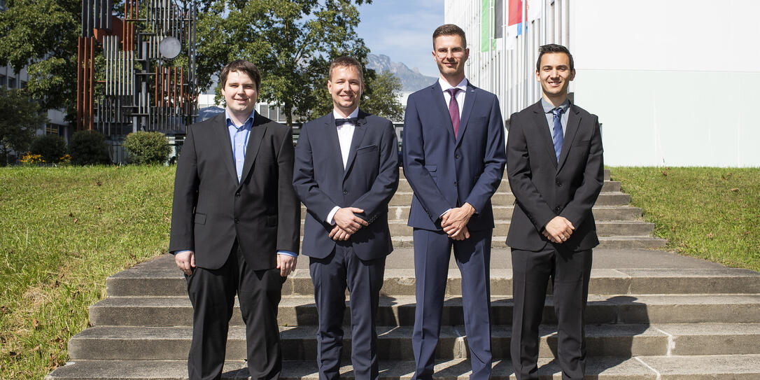 Vier Liechtensteiner erhielten gestern ihr Ingenieurdiplom.