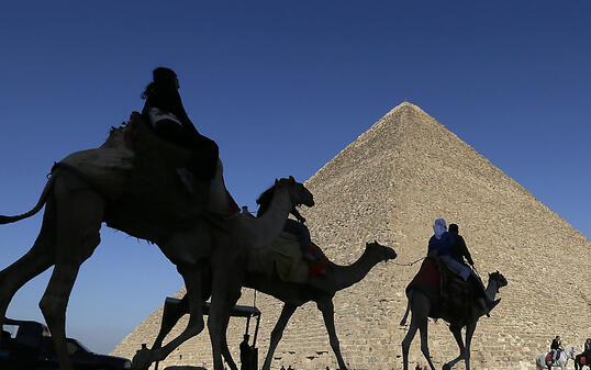 Was für Ägypten-Touristen ein Traum, ist für die Tiere um die Pyramiden von Gizeh bei Kairo die Hölle.