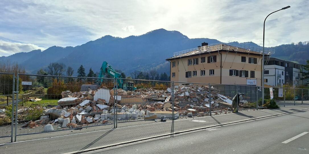 Abriss Restaurant Riet Balzers