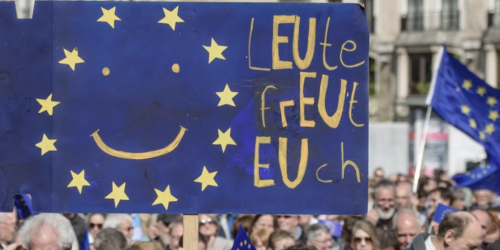 Seit Wochen versammeln sich EU-Anhänger jeweils am Sonntag in zahlreichen europäischen Städten.