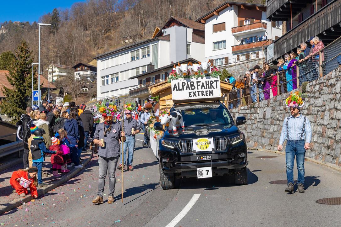 Fasnachtsumzug in Triesenberg (04.03.2025)