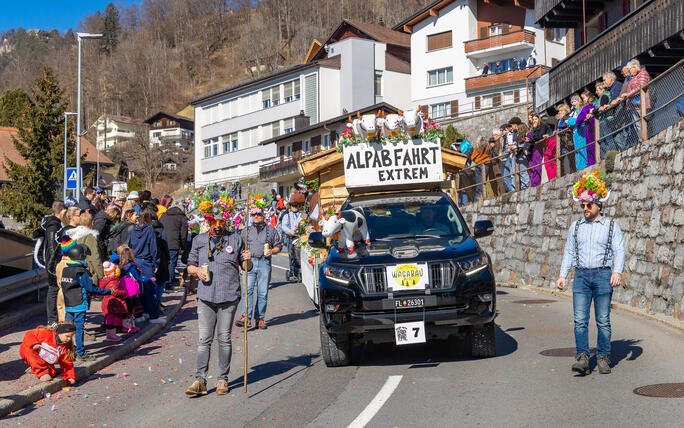 Fasnachtsumzug in Triesenberg (04.03.2025)