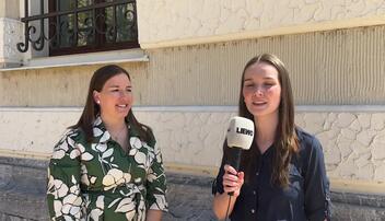 Interview mit Landtagsvizepräsidentin Franziska Hoop (FBP) nach der Landtagseröffnung 2025