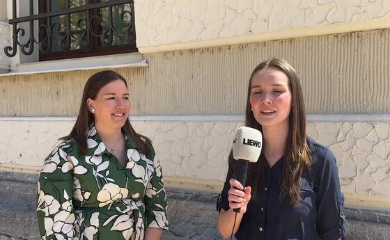 Interview mit Landtagsvizepräsidentin Franziska Hoop (FBP) nach der Landtagseröffnung 2025