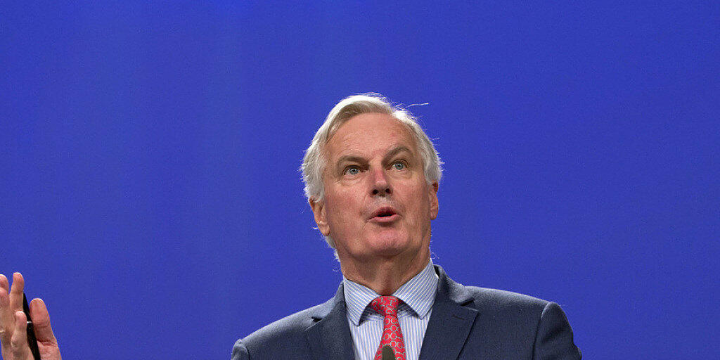 EU-Chefunterhändler Michel Barnier am Freitag in Brüssel.