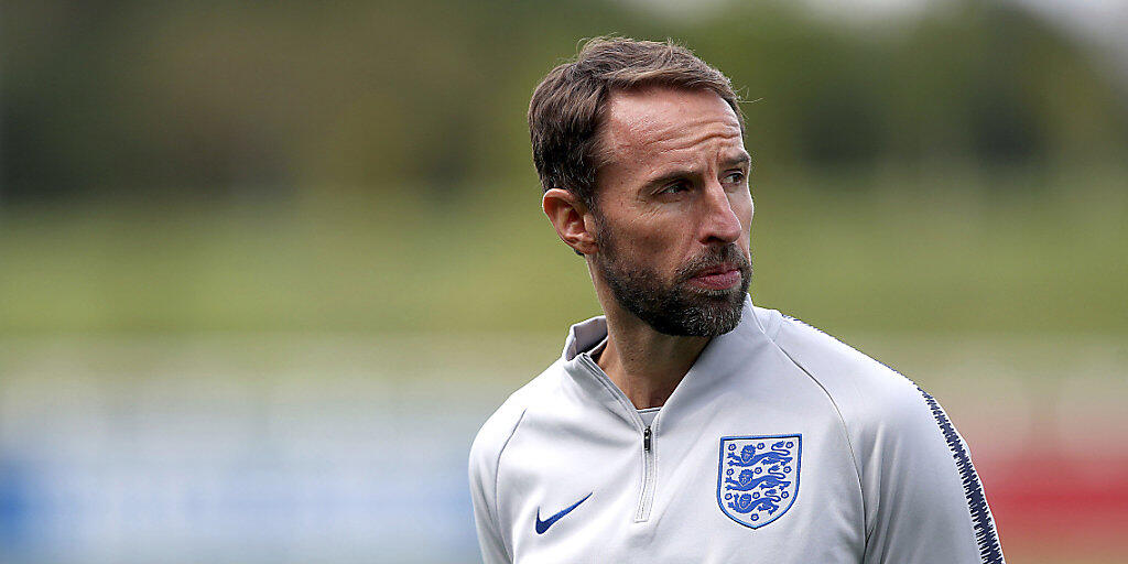 Englands Teamchef Gareth Southgate vor dem Spiel gegen die Schweiz
