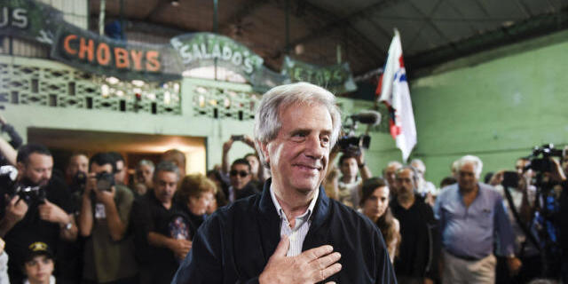 Viel Medieninteresse bei Vázquez' Stimmabgabe in Montevideo