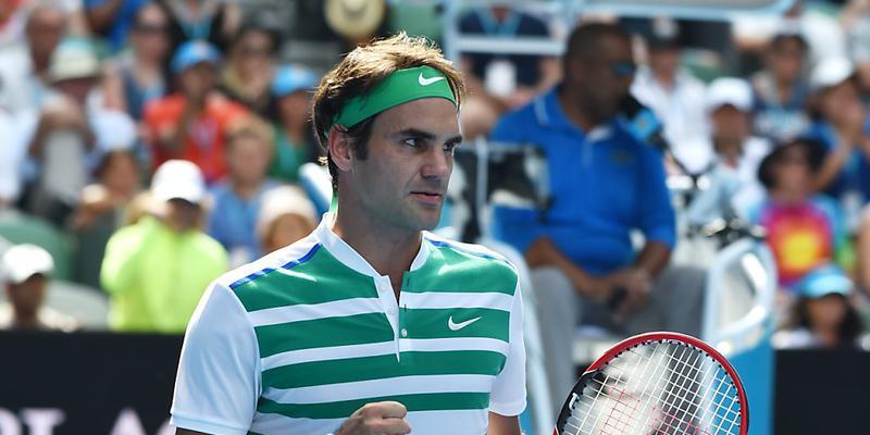 Roger Federer lag in zwei Sätzen mit Break zurück und gewann trotzdem in drei Sätzen.