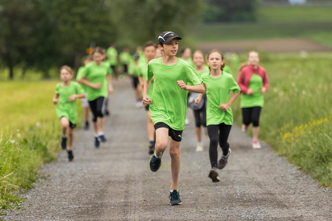 Sponsorenlauf der Primarschule Mauren