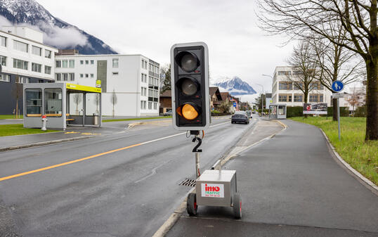 Ampelanlage in Schaan