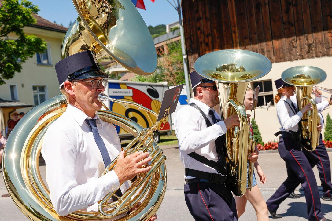 76. Liechtensteiner Verbandsmusikfest in Mauren  unter dem Motto «Mura - tönt guat»