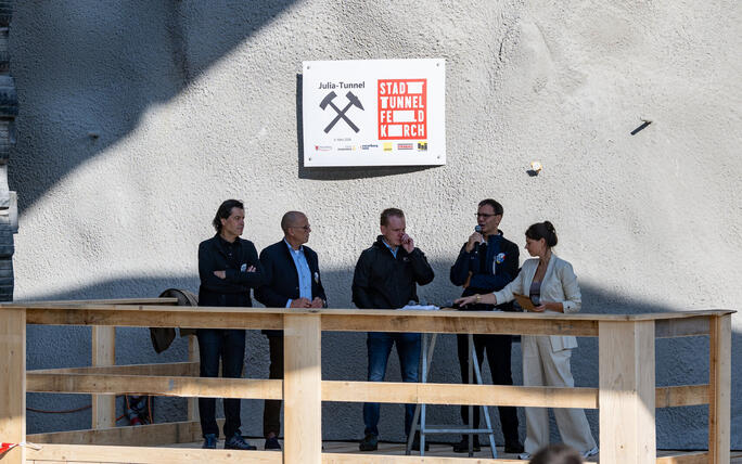 Stadttunnel Feldkirch - Tag der offenen Baustelle