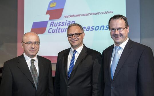 Empfang russischer Konsul Klaus Tschütscher Vaduz 140922