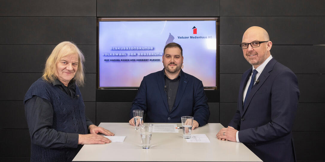 Video Diskussionsrunde in Vaduz