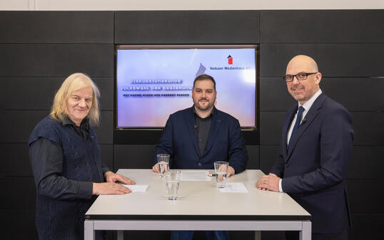 Video Diskussionsrunde in Vaduz