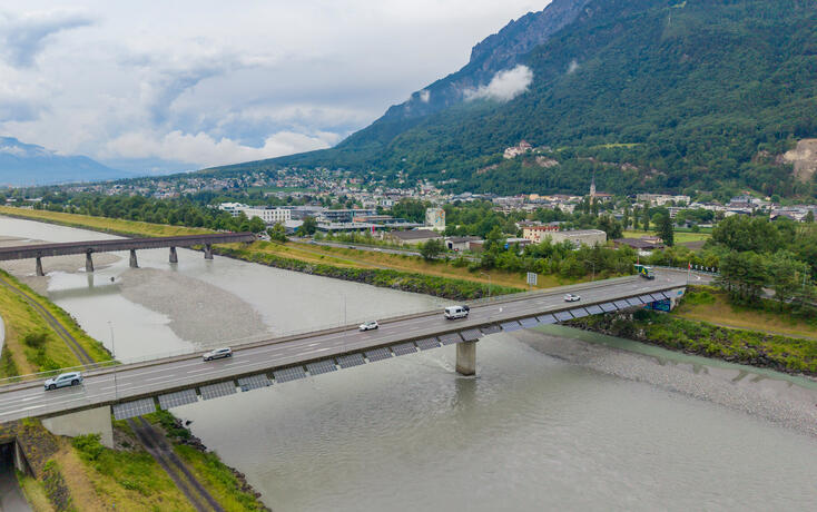 Rheinbr&uuml;cke Vaduz Sevelen