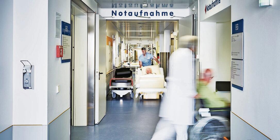 emergency admission hospital doctor wheelchair patient entrance