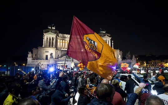 In Rom wurde bis in die frühen Morgenstunden gefeiert