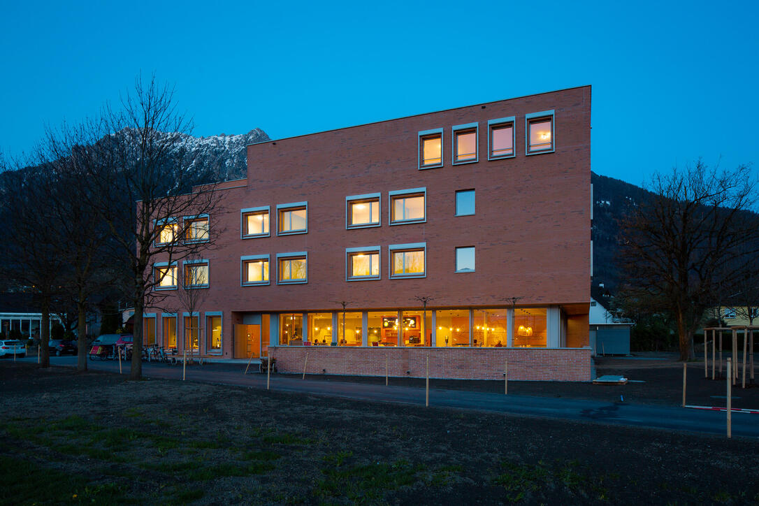 Liechtenstein Schaan Vaduz Neueroeffnung Jugendherberge