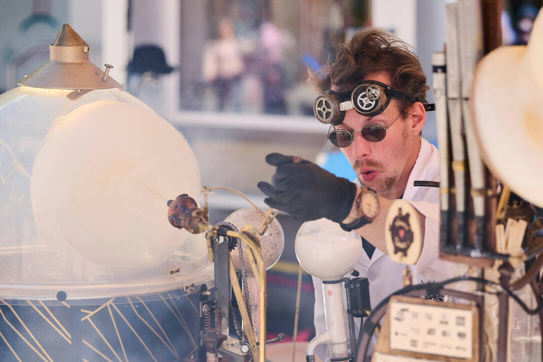 Buskers Strassenkunstfestival in Vaduz